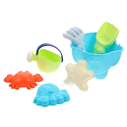 FUNNETOYU 1Satz Strand Sand für Teiliges Kit mit Eimer und Werkzeugen für Kreative Sandburgen Sommer für Outdoor Aktivitäten von FUNNETOYU