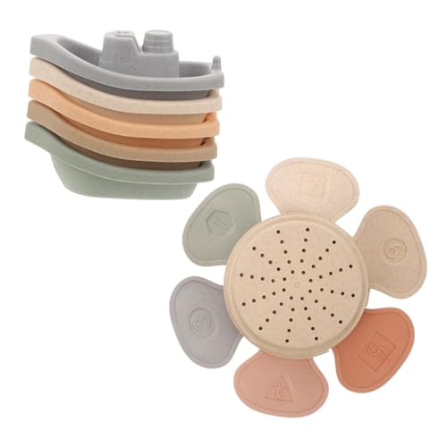 FUNNETOYU 1Satz Teiliges Stapelbares Boot Sonnenblumenbecher für Sicheres und Kreatives für Baden Sozialer Fähigkeiten FUNNETOYU 1Satz Teiliges Stapelbares Boot Sonnenblumenbecher für Sicheres und Kreatives für Baden Sozialer Fähigkeiten von FUNNETOYU