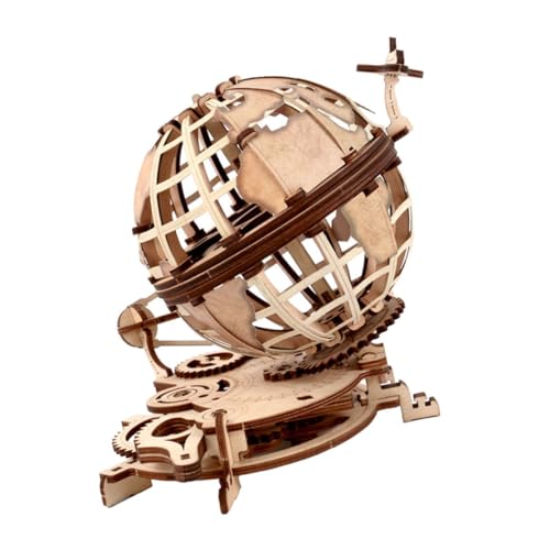 FUNNETOYU 1Satz Weltkugel zur Selbstmontage DIY Holzpuzzle Dekoration für Wohnräume Pädagogisches für Studenten Kreative Tischdeko mit Elegantem Sockel FUNNETOYU 1Satz Weltkugel zur Selbstmontage DIY Holzpuzzle Dekoration für Wohnräume Pädagogisches für Studenten Kreative Tischdeko mit Elegantem Sockel von FUNNETOYU