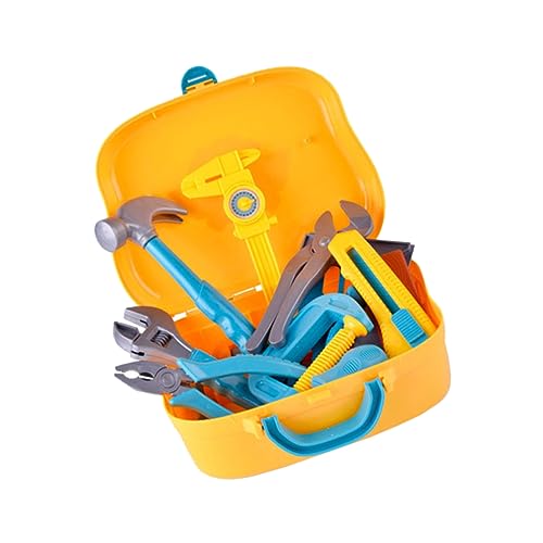 FUNNETOYU 1Satz Werkzeugkoffer Teiliges Lernspielzeug für Praktische Fähigkeiten für Jahren Robuste Materialien für Kreatives Rollenspiel und Farberkennung FUNNETOYU 1Satz Werkzeugkoffer Teiliges Lernspielzeug für Praktische Fähigkeiten für Jahren Robuste Materialien für Kreatives Rollenspiel und Farberkennung von FUNNETOYU