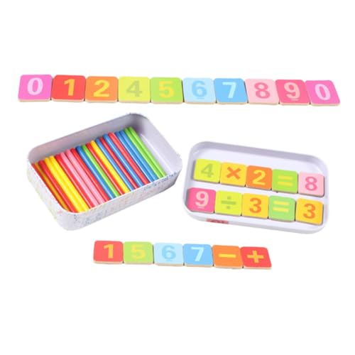 FUNNETOYU 1Satz Zählstäbe für Pädagogisches Holzspielzeug Mathematikfähigkeiten und Langlebig für Lernen der Grundschule FUNNETOYU 1Satz Zählstäbe für Pädagogisches Holzspielzeug Mathematikfähigkeiten und Langlebig für Lernen der Grundschule von FUNNETOYU