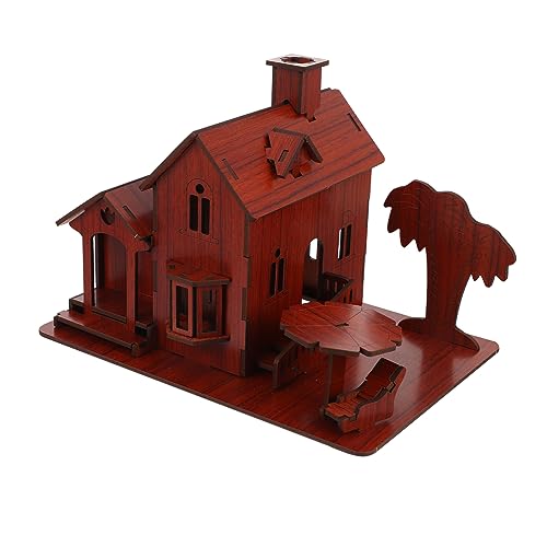 FUNNETOYU 1Stück DIY Holzpuzzle Villa Modell Für Kreatives Montage Pädagogisches Zur Entwicklung Von Fähigkeiten Für Jungen Und Ab Jahren FUNNETOYU 1Stück DIY Holzpuzzle Villa Modell Für Kreatives Montage Pädagogisches Zur Entwicklung Von Fähigkeiten Für Jungen Und Ab Jahren von FUNNETOYU