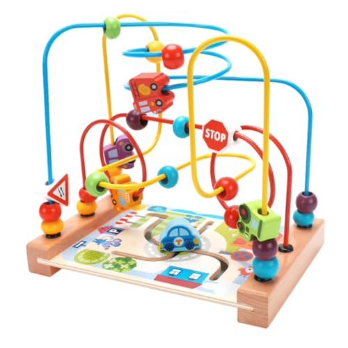 FUNNETOYU 1Stück Holz Perlenspielzeug Labyrinth für Pädagogisches Kognitives Fingerfertigkeit und Geometrischen Erkenntnis Leicht zu Reinigen Langlebig und Sicher FUNNETOYU 1Stück Holz Perlenspielzeug Labyrinth für Pädagogisches Kognitives Fingerfertigkeit und Geometrischen Erkenntnis Leicht zu Reinigen Langlebig und Sicher von FUNNETOYU