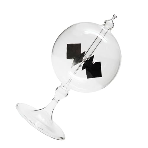 FUNNETOYU 1Stück Transparentes Solarkradiometer mit Rotationsschaufelrad für Wissenschaftsprojekte für Schule Büro und Dekoration Faszinierendes FUNNETOYU 1Stück Transparentes Solarkradiometer mit Rotationsschaufelrad für Wissenschaftsprojekte für Schule Büro und Dekoration Faszinierendes von FUNNETOYU
