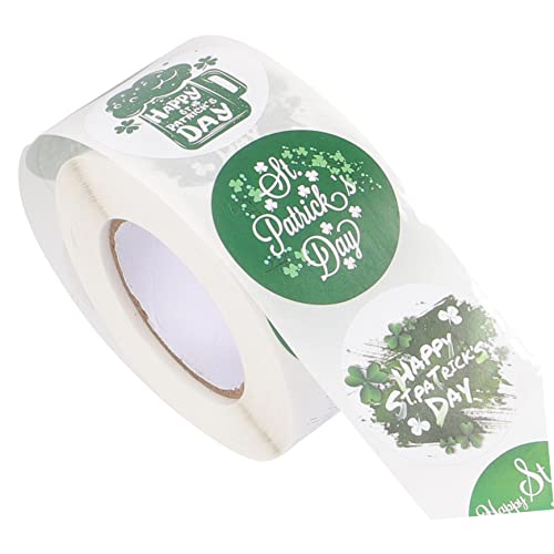 FUNNETOYU 1rolle Patrick's Day Aufkleber Selbstklebende Dekorationssticker Für Geschenkverpackungen Umschläge Und Partys Mit Charmantem Design Für Feiern Und FUNNETOYU 1rolle Patrick's Day Aufkleber Selbstklebende Dekorationssticker Für Geschenkverpackungen Umschläge Und Partys Mit Charmantem Design Für Feiern Und von FUNNETOYU