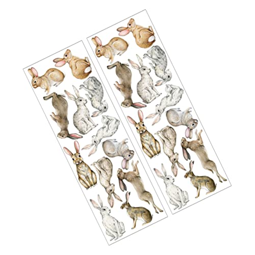 FUNNETOYU 2 Bögen Kaninchen Wandaufkleber Wanddekoration Schlafzimmer Tapete Wandfliesenaufkleber Dekorative Raumdekoration Großes Wandtattoo Wandtattoo Selbstklebende Tapete FUNNETOYU 2 Bögen Kaninchen Wandaufkleber Wanddekoration Schlafzimmer Tapete Wandfliesenaufkleber Dekorative Raumdekoration Großes Wandtattoo Wandtattoo Selbstklebende Tapete von FUNNETOYU