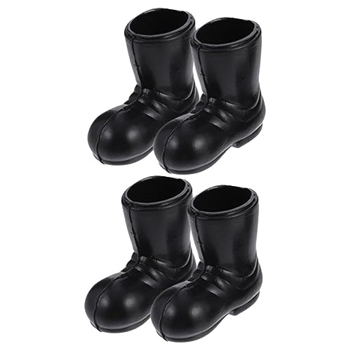 FUNNETOYU 2 Paare Miniatur Weihnachtsmann Stiefel Schwarz Kunststoff Mini Weihnachtsstiefel Puppenhaus Dekoration Langlebig Glatt Langlebig Festlich für Miniatur Dioramen und Weihnachtsdeko FUNNETOYU 2 Paare Miniatur Weihnachtsmann Stiefel Schwarz Kunststoff Mini Weihnachtsstiefel Puppenhaus Dekoration Langlebig Glatt Langlebig Festlich für Miniatur Dioramen und Weihnachtsdeko von FUNNETOYU
