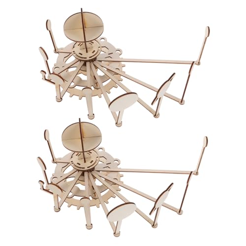 FUNNETOYU 2 Sätze DIY Solar System Modell Bausatz Holz Planeten Puzzle Stem Lernspielzeug für Kreative Wissenschaft Lehrmittel für Klassenzimmer und Zuhause FUNNETOYU 2 Sätze DIY Solar System Modell Bausatz Holz Planeten Puzzle Stem Lernspielzeug für Kreative Wissenschaft Lehrmittel für Klassenzimmer und Zuhause von FUNNETOYU