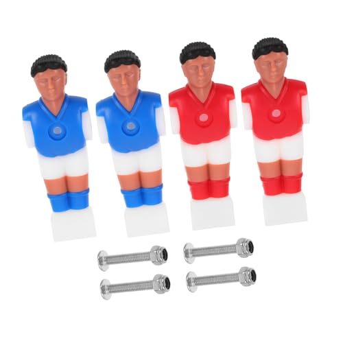 FUNNETOYU 2 Sätze Foosball Spieler Figuren Kunststoff Ersatzteile für Tischfußball Tischkicker Zubehör mit Schrauben für Familienspiele Büro Freizeitspaß von FUNNETOYU