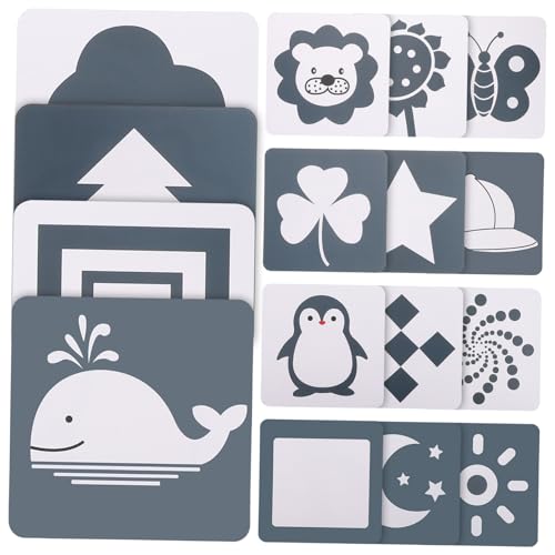FUNNETOYU 2 Sätze Frühe Lernkarten Für Säuglinge Karteikarten Für Babys Visuelle Stimulationskarten Für -aktivitätskarten -lernspielzeug Flash -Karten Papier FUNNETOYU 2 Sätze Frühe Lernkarten Für Säuglinge Karteikarten Für Babys Visuelle Stimulationskarten Für -aktivitätskarten -lernspielzeug Flash -Karten Papier von FUNNETOYU