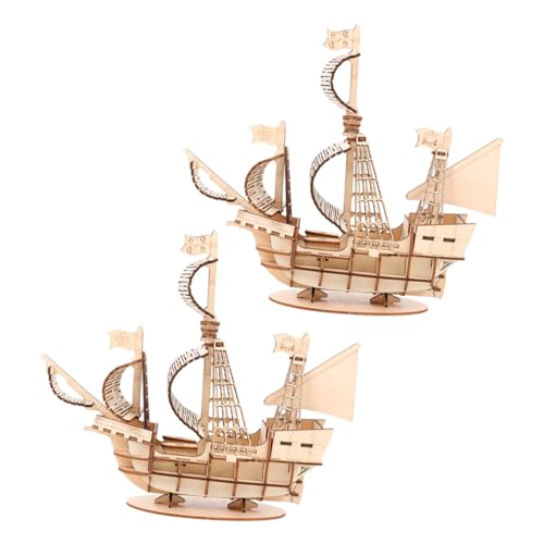 FUNNETOYU 2 Sätze Holz Segelboot Puzzle aus Natürlichem Holz mit Feiner Schnitttechnik Kindgerecht Sicher und Dekorativ für Erwachsene Basteln FUNNETOYU 2 Sätze Holz Segelboot Puzzle aus Natürlichem Holz mit Feiner Schnitttechnik Kindgerecht Sicher und Dekorativ für Erwachsene Basteln von FUNNETOYU