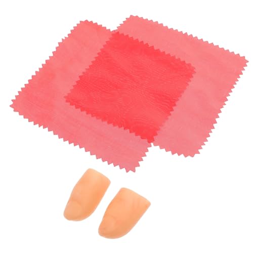 FUNNETOYU 2 Sätze Simulations Finger Binde Geschenkartikel magischer Daumen gefälschte Fingerschals Zauberer Fake-Finger-Gimmick-Schal Lustiger Schal mit gefälschtem Finger für Trick Stoff FUNNETOYU 2 Sätze Simulations Finger Binde Geschenkartikel magischer Daumen gefälschte Fingerschals Zauberer Fake-Finger-Gimmick-Schal Lustiger Schal mit gefälschtem Finger für Trick Stoff von FUNNETOYU