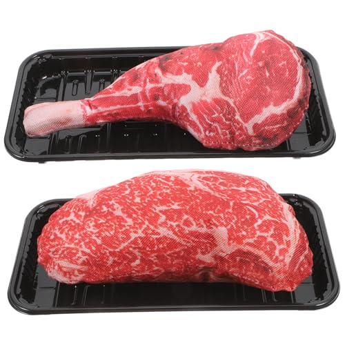 FUNNETOYU 2 Sätze Teiliges Realistische Dekorationssteaks aus Simulation Snowflake Beef Langlebige Künstliche Rindersteaks als Küchen und Wohnaccessoire Detailgetreue Food Attrappen für FUNNETOYU 2 Sätze Teiliges Realistische Dekorationssteaks aus Simulation Snowflake Beef Langlebige Künstliche Rindersteaks als Küchen und Wohnaccessoire Detailgetreue Food Attrappen für von FUNNETOYU