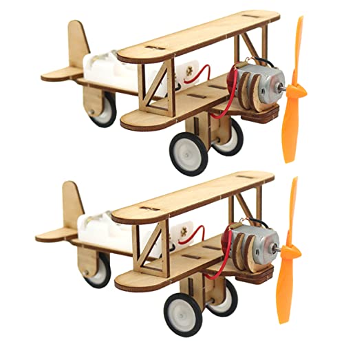 FUNNETOYU 2 Stück DIY Teiliges Holzflugzeug Bausatz für Elektrisches Gleitflugzeug Modell Handgemachtes Dekoratives Lernspielzeug Kreativität und Geduld für Jungen und Zufällige Farbe FUNNETOYU 2 Stück DIY Teiliges Holzflugzeug Bausatz für Elektrisches Gleitflugzeug Modell Handgemachtes Dekoratives Lernspielzeug Kreativität und Geduld für Jungen und Zufällige Farbe von FUNNETOYU