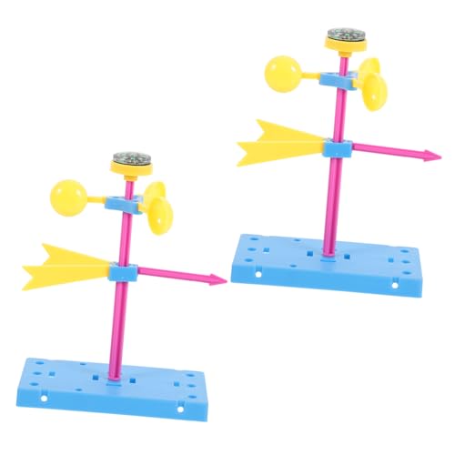 FUNNETOYU 2 Stück DIY-pädagogische technische Experimente bastelzeug für für spielzeuge Bauen zusammen Montage Windfahne Plastik FUNNETOYU 2 Stück DIY-pädagogische technische Experimente bastelzeug für für spielzeuge Bauen zusammen Montage Windfahne Plastik von FUNNETOYU