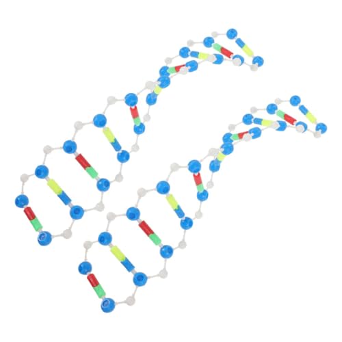 FUNNETOYU 2 Stück DNA Doppelhelix Modell Bausatz Selbstmontage Genstruktur Lernmodell für Biologieunterricht und Forschung Anschauliche Visualisierung Genetischer Konzepte Geeignet für FUNNETOYU 2 Stück DNA Doppelhelix Modell Bausatz Selbstmontage Genstruktur Lernmodell für Biologieunterricht und Forschung Anschauliche Visualisierung Genetischer Konzepte Geeignet für von FUNNETOYU
