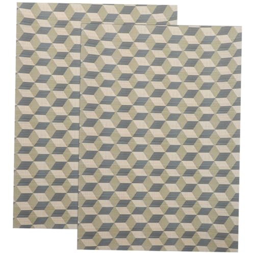 FUNNETOYU 2 Stück Doll House Mini Selbst Kleber Bodenaufkleber Miniatur Puppenhausbauzubehör Mini-hausboden Puppenhaus-bodenplatte Selbstklebendes Papier FUNNETOYU 2 Stück Doll House Mini Selbst Kleber Bodenaufkleber Miniatur Puppenhausbauzubehör Mini-hausboden Puppenhaus-bodenplatte Selbstklebendes Papier von FUNNETOYU