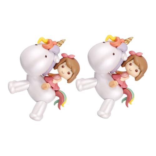 FUNNETOYU 2 Stück Mädchenstatue Pvc-kuchenaufsatz Für Mädchen-geburtstagsparty-dekorationen Kuchendekoration von FUNNETOYU