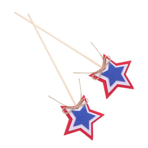 FUNNETOYU 2 Stück Feenstangendekoration Stern Tag Der Unabhängigkeit Partydekorationen Patriotisch Im Freien Accessoire Zum Unabhängigkeitstag Star Design Feenstäbe Spielzeugstab Gefühlt FUNNETOYU 2 Stück Feenstangendekoration Stern Tag Der Unabhängigkeit Partydekorationen Patriotisch Im Freien Accessoire Zum Unabhängigkeitstag Star Design Feenstäbe Spielzeugstab Gefühlt von FUNNETOYU