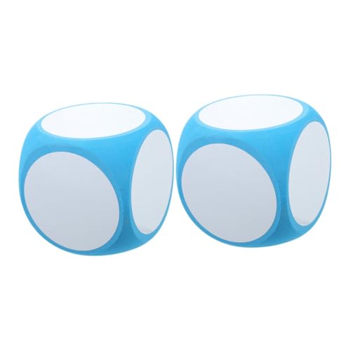 FUNNETOYU 2 Stück Große Abwischbare Schaumstoffwürfel Beschreibbare Kreative DIY Würfel für Schule und Unterricht Kinderfreundlich Wiederverwendbar für Interaktive Lernspiele im von FUNNETOYU