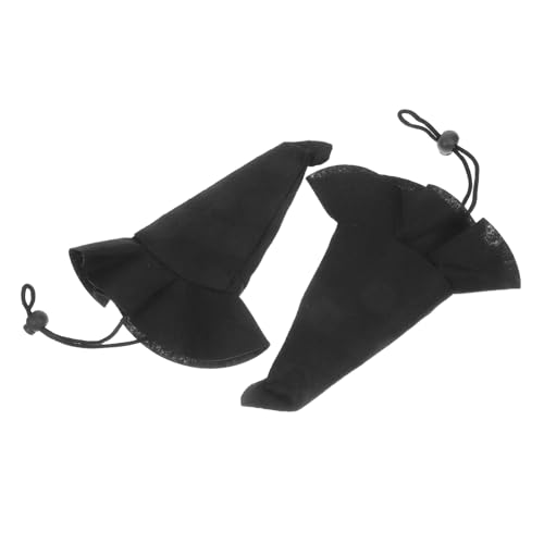 FUNNETOYU 2 Stück Halloween-Hexenhut Hexenhutverzierung Hexenhut-Figur Puppenhut basteln Halloween-Bastelhut Basteln mit Hexenhüten Halloween-Hüte Hexenhut Vlies Black FUNNETOYU 2 Stück Halloween-Hexenhut Hexenhutverzierung Hexenhut-Figur Puppenhut basteln Halloween-Bastelhut Basteln mit Hexenhüten Halloween-Hüte Hexenhut Vlies Black von FUNNETOYU