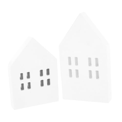 FUNNETOYU 2 Stück Kabinendekorationen Winzig Musterhäuser Mini -häuser Dekorationshaus Kleines Dekoriertes Haus Miniaturhaus Desktop-Haus Mini- -kit Mini House Decor Weiß Hölzern FUNNETOYU 2 Stück Kabinendekorationen Winzig Musterhäuser Mini -häuser Dekorationshaus Kleines Dekoriertes Haus Miniaturhaus Desktop-Haus Mini- -kit Mini House Decor Weiß Hölzern von FUNNETOYU