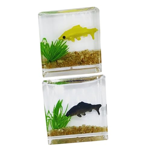 FUNNETOYU 2 Stück Karpfenbecken Klein Künstlich Miniatur Tank Aquarium Mini -hausdekorationen Mini-hausversorgung Partyartikel Für Winzige Fischbecken Winzige Dinge Plastik FUNNETOYU 2 Stück Karpfenbecken Klein Künstlich Miniatur Tank Aquarium Mini -hausdekorationen Mini-hausversorgung Partyartikel Für Winzige Fischbecken Winzige Dinge Plastik von FUNNETOYU