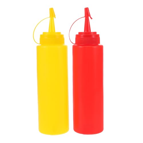FUNNETOYU 2 Stück Knifflige Ketchup-Flasche Party-streich- Spritzpistole Mini-gewürze Lustiges Partyspielzeug Trick Quetschen Junge Gefälscht Sachen Klein Kind Stütze Salat Plastik von FUNNETOYU