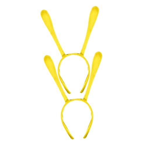 FUNNETOYU 2 Stück Kreatives Stirnband Bienen-Gastgeschenke Bienenantennen-Haarreifen Haarnadel halloween headband haarband halloween Cosplay-Haarreifen Bienenantennen-Stirnband Stoff Yellow von FUNNETOYU