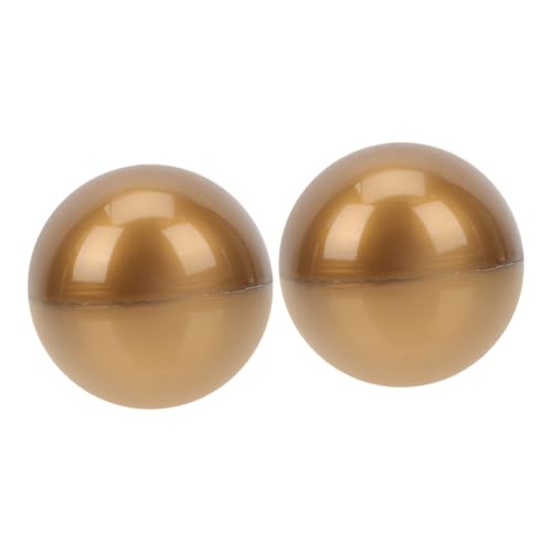 FUNNETOYU 2 Stück Kunststoff Lotteriebälle Gold Öffnungsfähige Raffle Balls für Party Spiele Tombola und Gewinnspiele Vielseitige Spielzeugkugeln für Veranstaltungen und Feiern von FUNNETOYU