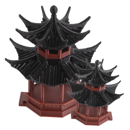 FUNNETOYU 2 Stück Mikrolandschaftspavillon Gartendekor Aquariumschmuck Mikrolandschaftsdekoration Aquariumdekorationen Pavillon Fischtank Kleine Statuen Bonsai Figur Außendekor FUNNETOYU 2 Stück Mikrolandschaftspavillon Gartendekor Aquariumschmuck Mikrolandschaftsdekoration Aquariumdekorationen Pavillon Fischtank Kleine Statuen Bonsai Figur Außendekor von FUNNETOYU