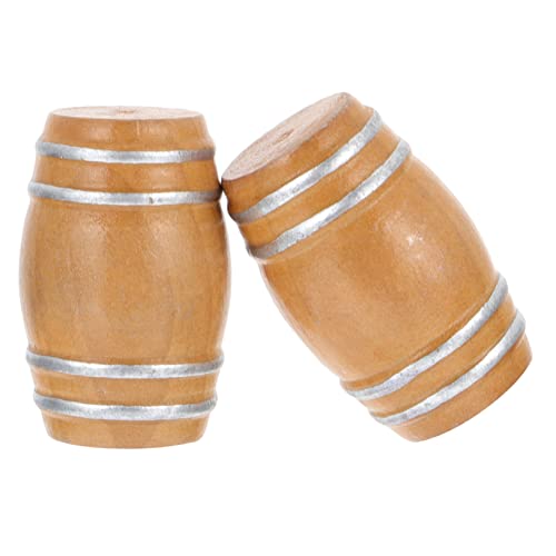 FUNNETOYU 2 Stück Miniatur Holz Bierfass Teilig Handgefertigte Retro Puppenhaus Deko Robuste Bar Theken Dekoration Naturbelassene Holzfässer Detailreiche Handbemalte Mini Ornamente für Ab FUNNETOYU 2 Stück Miniatur Holz Bierfass Teilig Handgefertigte Retro Puppenhaus Deko Robuste Bar Theken Dekoration Naturbelassene Holzfässer Detailreiche Handbemalte Mini Ornamente für Ab von FUNNETOYU