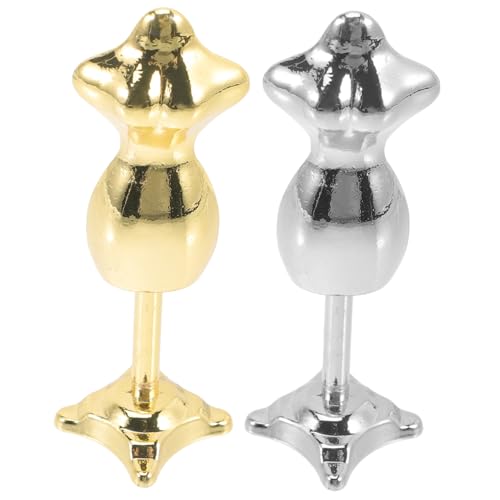 FUNNETOYU 2 Stück Miniatur Puppenkleiderständer aus Glänzendem Metalllegierung Kompakte Tisch deko Stabile Mannequins für Puppenkleider Sicher und Langlebig für Puppen Miniaturfans FUNNETOYU 2 Stück Miniatur Puppenkleiderständer aus Glänzendem Metalllegierung Kompakte Tisch deko Stabile Mannequins für Puppenkleider Sicher und Langlebig für Puppen Miniaturfans von FUNNETOYU