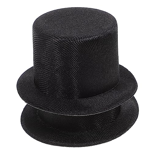 FUNNETOYU 2 Stück Miniatur Schneemann Hüte Kleine Schwarze Mini aus Robustem für DIY Puppen Bastelprojekte Weihnachtsdekoration für Handarbeiten und Festlichkeiten FUNNETOYU 2 Stück Miniatur Schneemann Hüte Kleine Schwarze Mini aus Robustem für DIY Puppen Bastelprojekte Weihnachtsdekoration für Handarbeiten und Festlichkeiten von FUNNETOYU