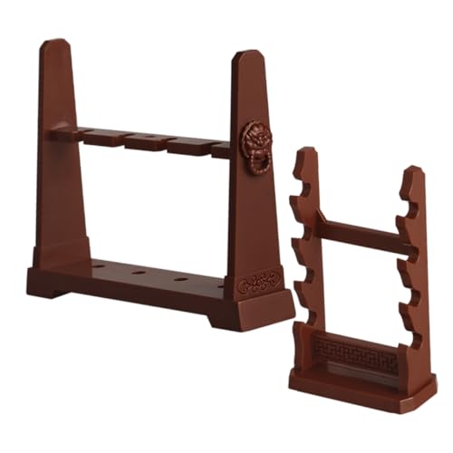FUNNETOYU 2 Stück Miniatur Schwerter Display Rack Lagig Stabiles Modellständer Organizer für Puppenhaus Miniaturwaffen Aufbewahrung Lernspielzeug FUNNETOYU 2 Stück Miniatur Schwerter Display Rack Lagig Stabiles Modellständer Organizer für Puppenhaus Miniaturwaffen Aufbewahrung Lernspielzeug von FUNNETOYU