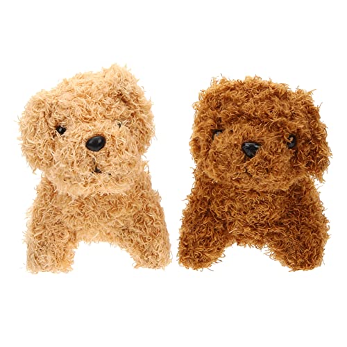 FUNNETOYU 2 Stück Plüsch Hund Anhänger Teiliges Kuscheltier für Jungen und Mädchen als Party Vielseitig Einsetzbar als Schlüsselanhänger oder Taschen Dekoration Braun FUNNETOYU 2 Stück Plüsch Hund Anhänger Teiliges Kuscheltier für Jungen und Mädchen als Party Vielseitig Einsetzbar als Schlüsselanhänger oder Taschen Dekoration Braun von FUNNETOYU