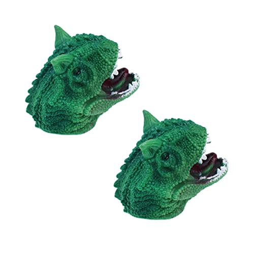 FUNNETOYU 2 Stück Puppen Lernspielzeug interaktives Interactive Toys Pädagogisches Fantasiespielzeug Educational Toys Fingerspielzeug für König Marionetten Green FUNNETOYU 2 Stück Puppen Lernspielzeug interaktives Interactive Toys Pädagogisches Fantasiespielzeug Educational Toys Fingerspielzeug für König Marionetten Green von FUNNETOYU