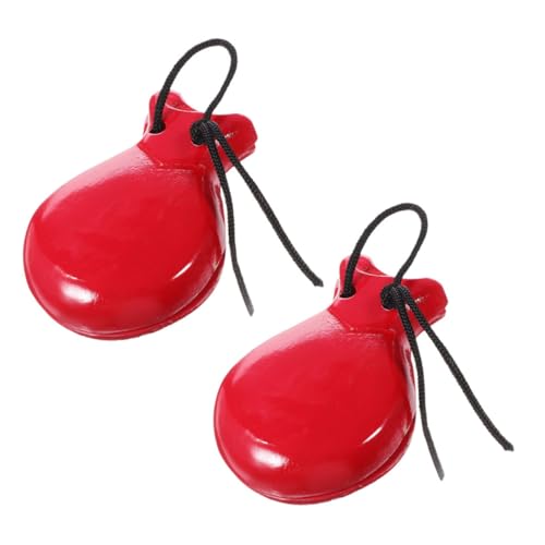 FUNNETOYU 2 Stück Rote Holz Kastagnetten Teiliges Percussion Instrument für Anfänger Handliche Spanische Musikinstrumente Leicht Robust Stilvoll Poliert für Tanz und Musikunterricht FUNNETOYU 2 Stück Rote Holz Kastagnetten Teiliges Percussion Instrument für Anfänger Handliche Spanische Musikinstrumente Leicht Robust Stilvoll Poliert für Tanz und Musikunterricht von FUNNETOYU