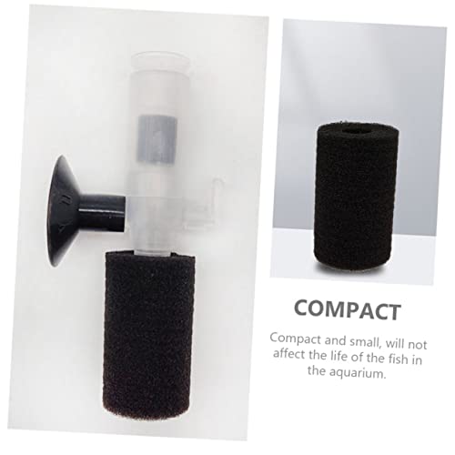 FUNNETOYU 2 Stück Teiliges Aquariumfilter Mini Wasserfilter mit Belüfterfunktion Leise Sauerstoffpumpe für Kleine Fischbecken Effiziente Wasserreinigung und Gesunde Wasserzirkulation von FUNNETOYU