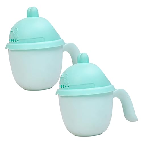 FUNNETOYU 2 Stück Teiliges Badebecher mit Ergonomischem Griff Feinem Wasserauslass und Niedlichem Cartoon Design zum Sanften Ausspülen von Shampoo bei Kleinkindern Sicher und Praktisch für von FUNNETOYU