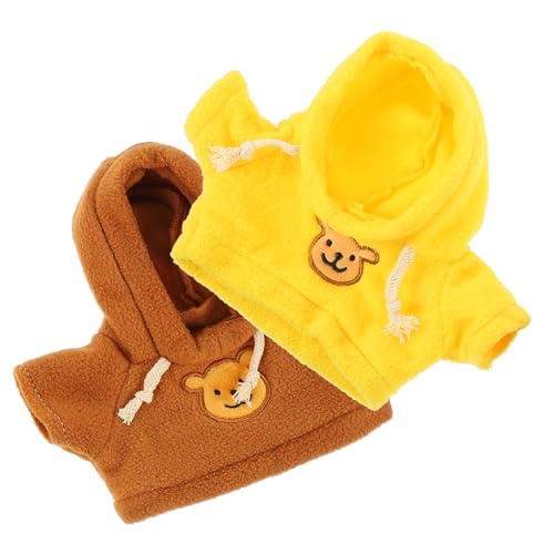 FUNNETOYU 2 Stück Teiliges Bärenkostüm für Plüschbären Wiederverwendbare Dekorative Puppenkleidung aus Waschbarem Praktische und Kompakte Bärensweatshirts für zu Feiertagen von FUNNETOYU