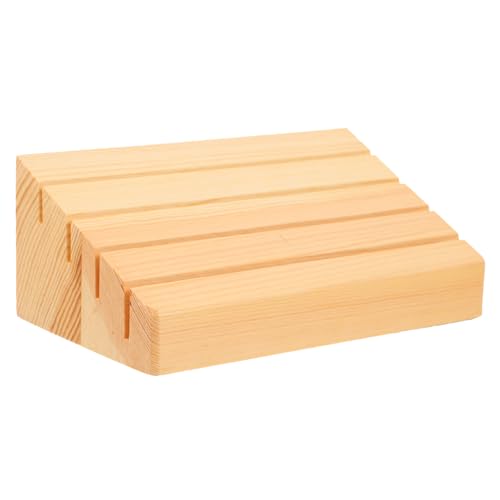 FUNNETOYU 2 Stück Teiliges Holz Kartenhalter Spielkartenständer Kompakt Multifunktional Spielkartenhalter Aufbewahrungsständer für Spielzimmer Hotel Dekoration von FUNNETOYU