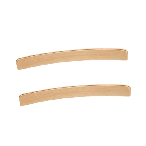 FUNNETOYU 2 Stück Teiliges Kartenhalter aus Holz mit Gebogenem Design Kartenablage für Spielkarten pro Halter Freisprech Kartenständer für Erwachsene und Senioren für Gesellschaftsspiele von FUNNETOYU
