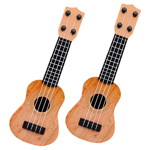 FUNNETOYU 2 Stück Ukulele aus Plastik Musikinstrument für Anfänger Pädagogisches Musikspielzeug für Mädchen zur Frühkindlichen Gelb FUNNETOYU 2 Stück Ukulele aus Plastik Musikinstrument für Anfänger Pädagogisches Musikspielzeug für Mädchen zur Frühkindlichen Gelb von FUNNETOYU