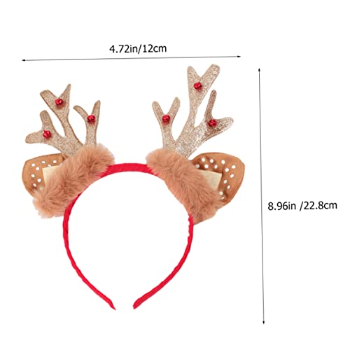 FUNNETOYU 2 Stück Weihnachts Rentier Geweih Haarreif Leichtes Party Cosplay Stirnband für Erwachsene Rutschfestes Bequemes Weihnachtskostüm Zubehör für Festliche Anlässe und Fotosession FUNNETOYU 2 Stück Weihnachts Rentier Geweih Haarreif Leichtes Party Cosplay Stirnband für Erwachsene Rutschfestes Bequemes Weihnachtskostüm Zubehör für Festliche Anlässe und Fotosession von FUNNETOYU