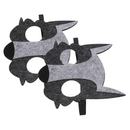 FUNNETOYU 2 Stück tierische Maske halloween costume halloween kleidung masken zu halloween set faschings masken Party-Performance-Maske Cartoon-Tiermaske Cosplay-Maske Vlies FUNNETOYU 2 Stück tierische Maske halloween costume halloween kleidung masken zu halloween set faschings masken Party-Performance-Maske Cartoon-Tiermaske Cosplay-Maske Vlies von FUNNETOYU