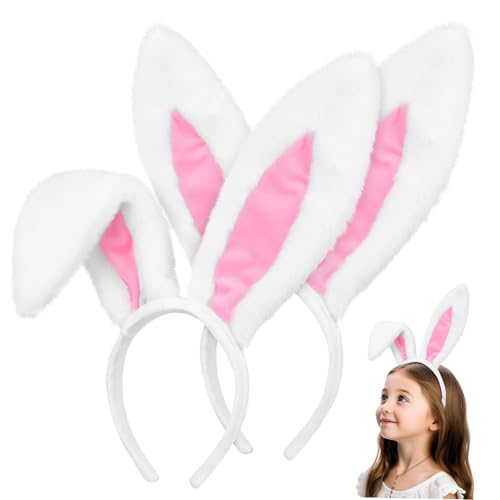 FUNNETOYU 2 Teiliges Hasenohren Haarband aus Weichem mit Elastischem Kopfband Süße Kaninchenohren für Karneval Halloween Party und Kostümfest Flexibler Sitz für Erwachsene und FUNNETOYU 2 Teiliges Hasenohren Haarband aus Weichem mit Elastischem Kopfband Süße Kaninchenohren für Karneval Halloween Party und Kostümfest Flexibler Sitz für Erwachsene und von FUNNETOYU