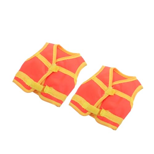 FUNNETOYU 2stücke Miniatur Bauarbeiter-Weste Spielzeugkostüm Für Puppen Puppen-Outfit Zubehör Für Party-Dekoration Und Für Kreative Rollenspiele Und Lernaktivitäten FUNNETOYU 2stücke Miniatur Bauarbeiter-Weste Spielzeugkostüm Für Puppen Puppen-Outfit Zubehör Für Party-Dekoration Und Für Kreative Rollenspiele Und Lernaktivitäten von FUNNETOYU