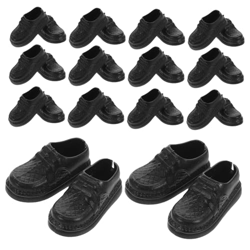 FUNNETOYU 20 Paar Puppenschuhe, Ersatz-mini-Schuhe, Dekoration Für Puppen, Zum Anziehen, Dekoratives Kostümzubehör Für Babypuppen, Mädchenpuppen, Puppenhaus-Ornamente von FUNNETOYU