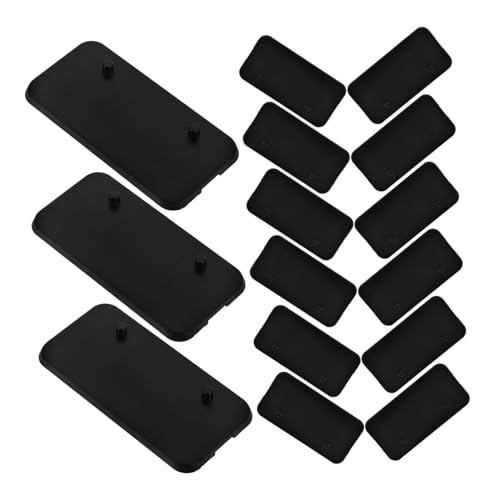 FUNNETOYU 20 Stück Actionfiguren-Basis Zubehör Für Actionfiguren Action-Figur-Halter-Basis Aktionsbasis-präsentationsständer Menschlicher Figurenständer Actionfigur Satnd Plastik Black von FUNNETOYU